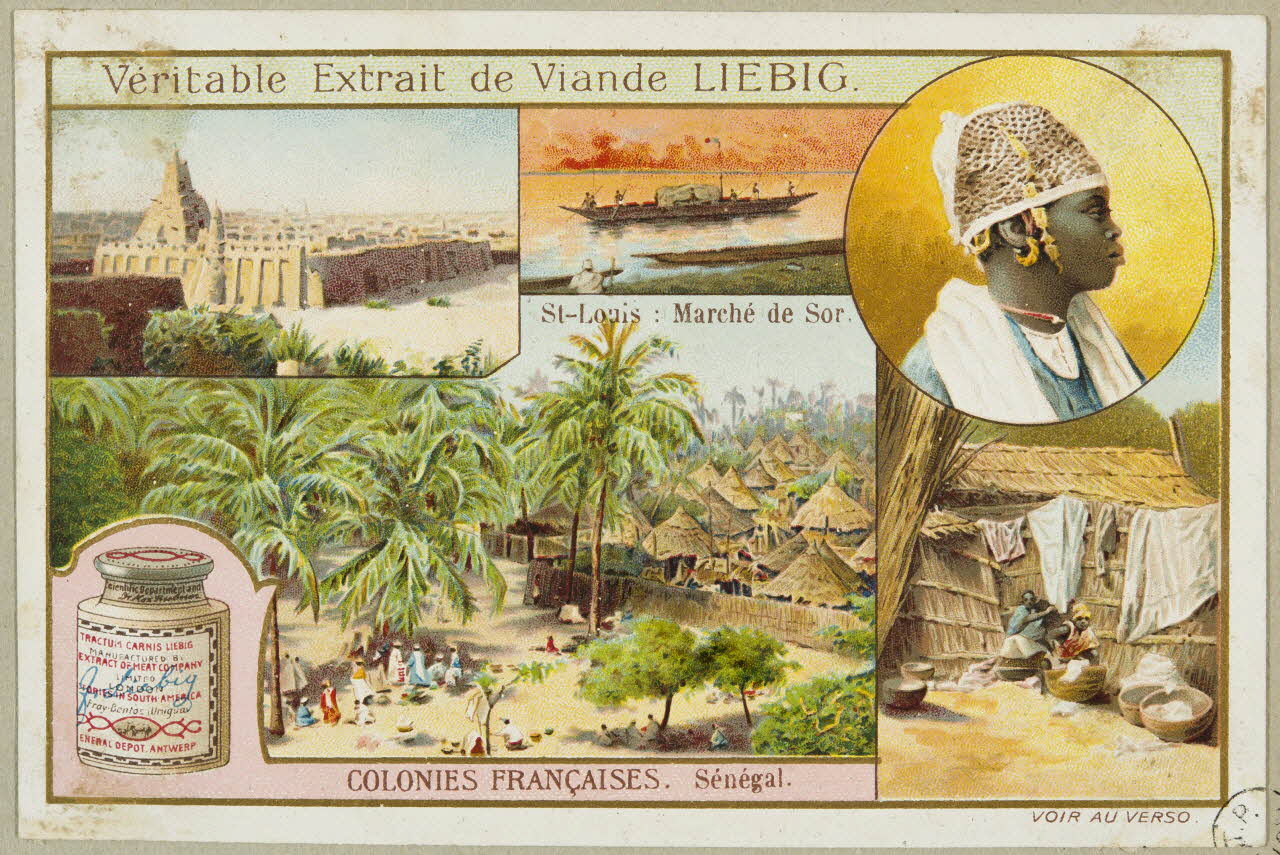 estampe COLONIES FRANCAISES. Sénégal. 1955.4.124 Photo