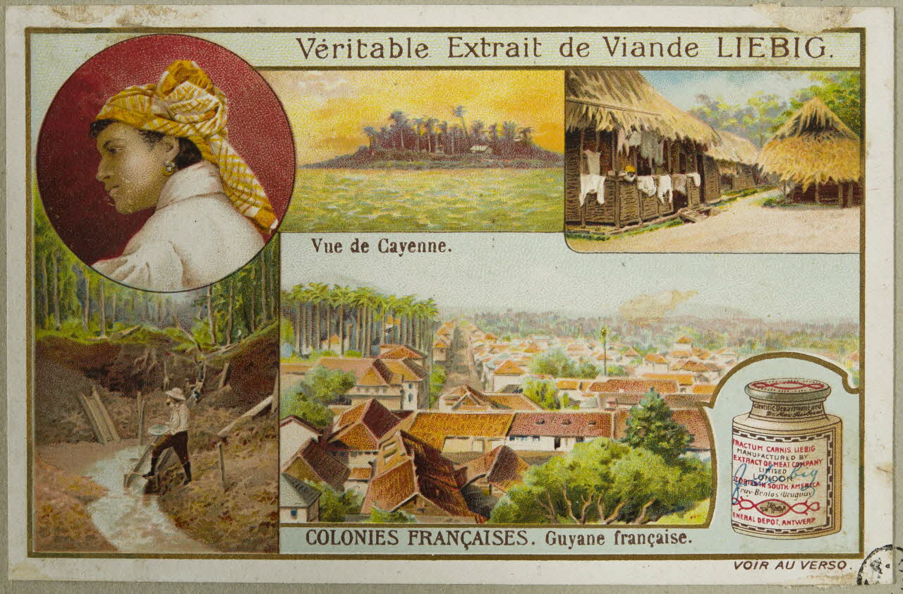 estampe COLONIES FRANCAISES. Guyane française. 1955.4.127 Photo