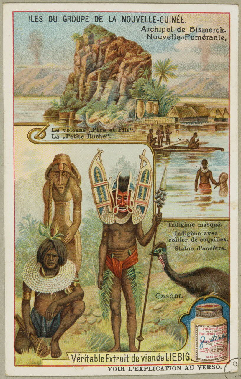 estampe ILES DU GROUPE DE LA NOUVELLE-GUINEE.  Archipel de Bismarck.  Nouvelle-Poméranie. 1955.4.131 Photo