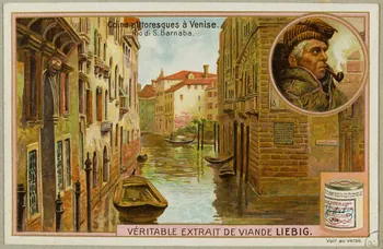 estampe Coins pittoresques à Venise.  Rio di S. Barnaba. 1955.4.138  Photo