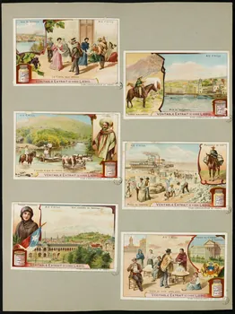 estampe AU CHILI. Marchand de lait.  Mines de salpètre. 1955.4.156 Photo