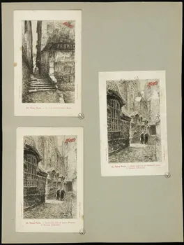 estampe 11. Vieux Paris. - Saint-Gervais et Saint-Protais.  L'Ancien Charnier. 1955.4.166  Photo