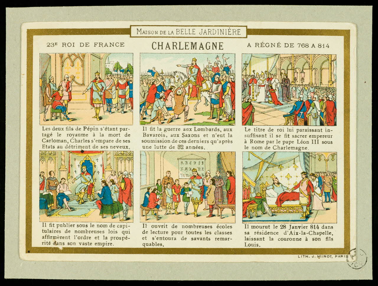carte réclame chromo 1955.4.173 Photo