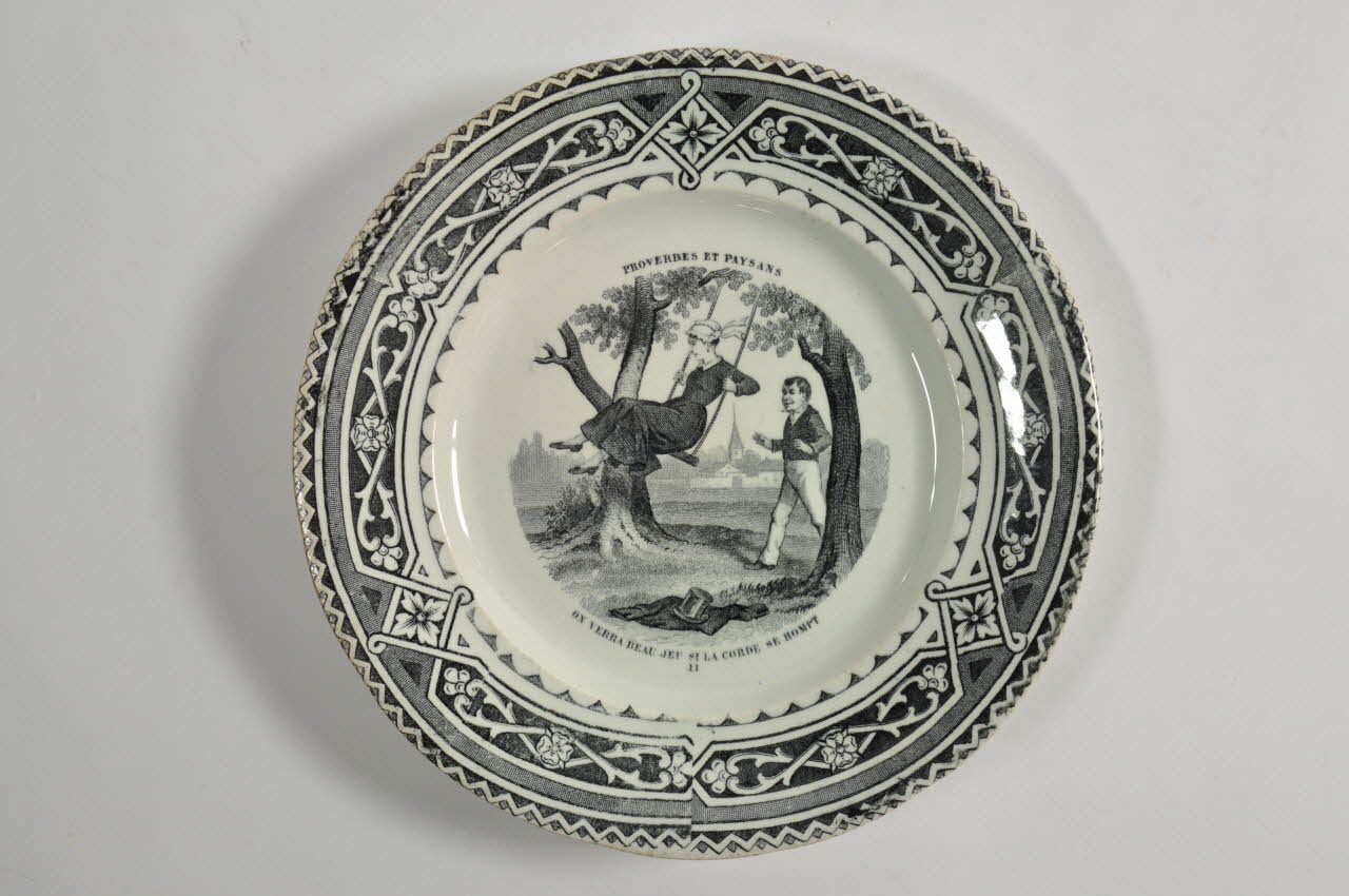 assiette plate 1968.60.10 Photo Mucem