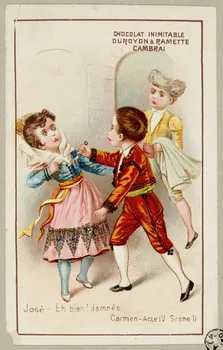 carte réclame José - Eh bien! damnée - Carmen-Acte IV Scene II France 1885 1955.4.564 Photo