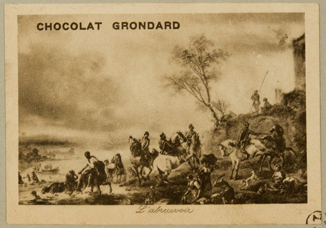 carte réclame chromo 1955.4.57 Photo