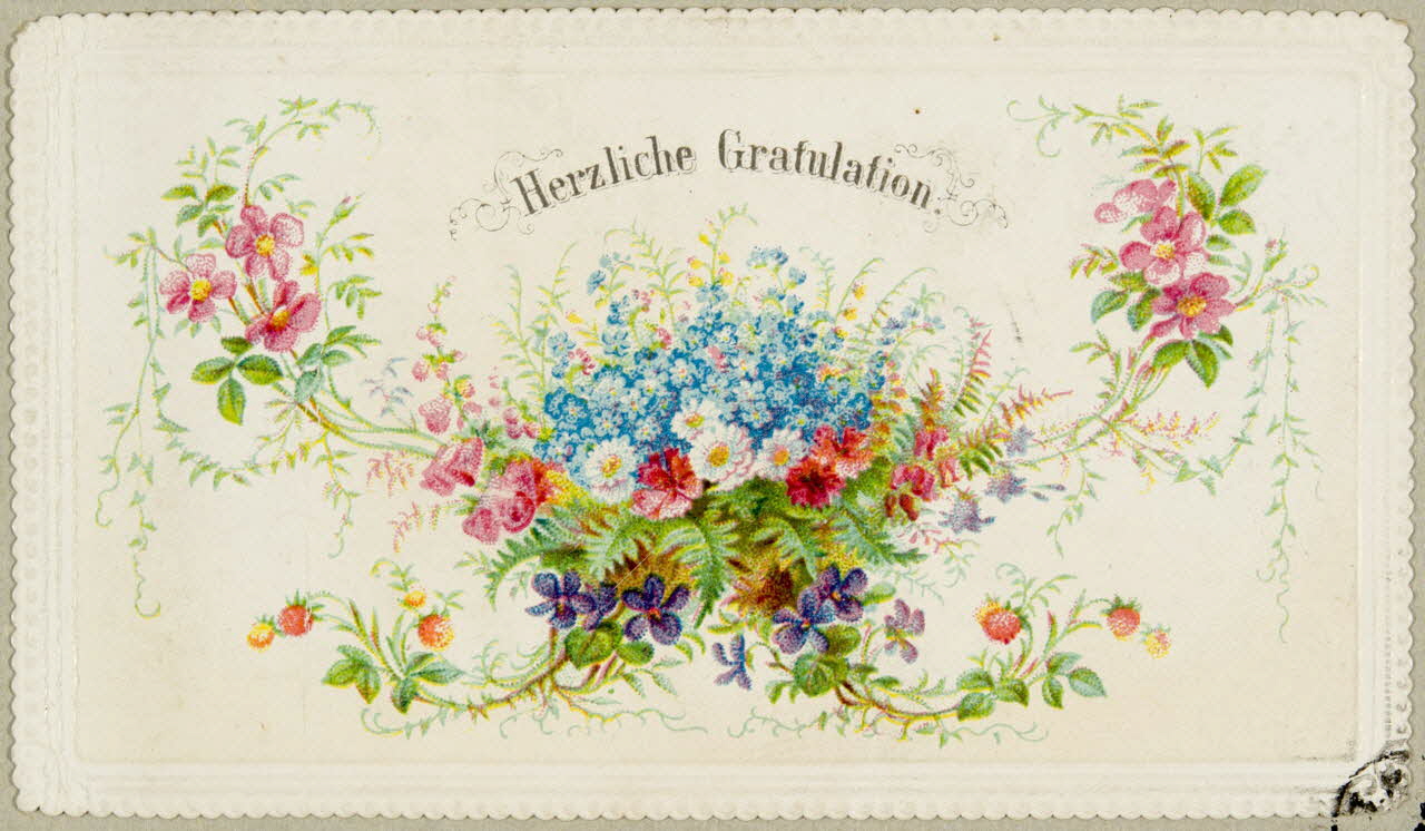 carte de voeux chromo 1955.4.614 Photo