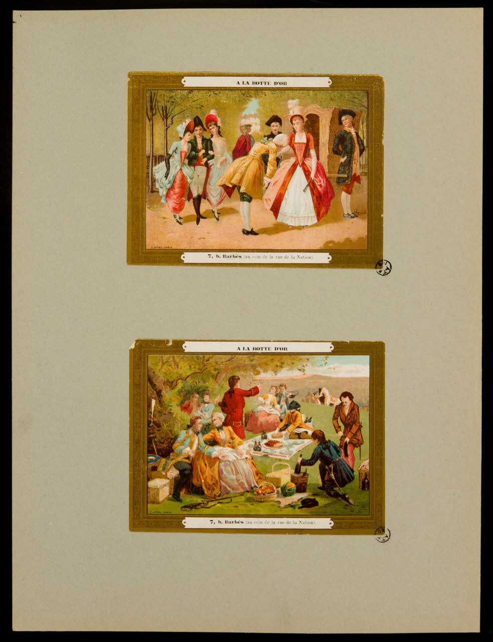 carte réclame chromo 1955.4.834 Photo