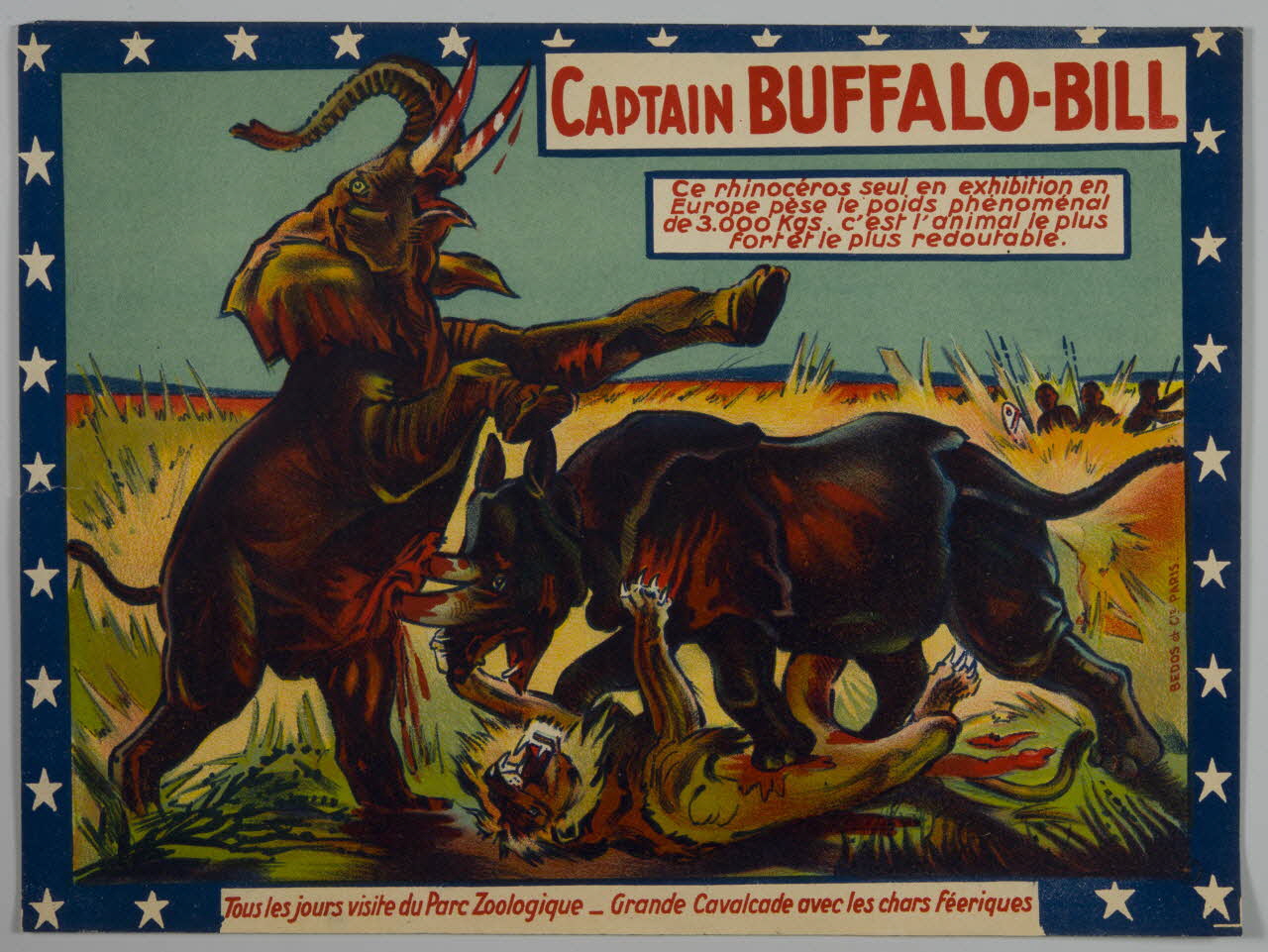 affiche CAPTAIN BUFFALO-BILL 1955.46.101 Photo