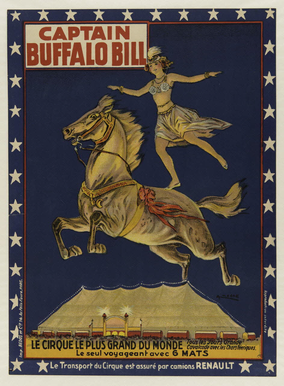 affiche CAPTAIN  BUFFALO BILL 1955.46.102 Photo