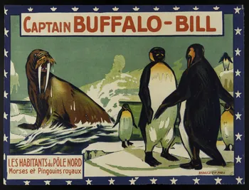 affiche CAPTAIN BUFFALO-BILL  LES HABITANTS du PÔLE NORD 1955.46.103 Photo