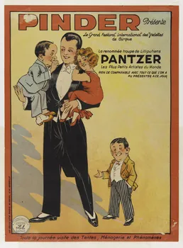 affiche PINDER Présente  La renommée troupe de Lilliputiens  PANTZER 1955.46.124 Photo
