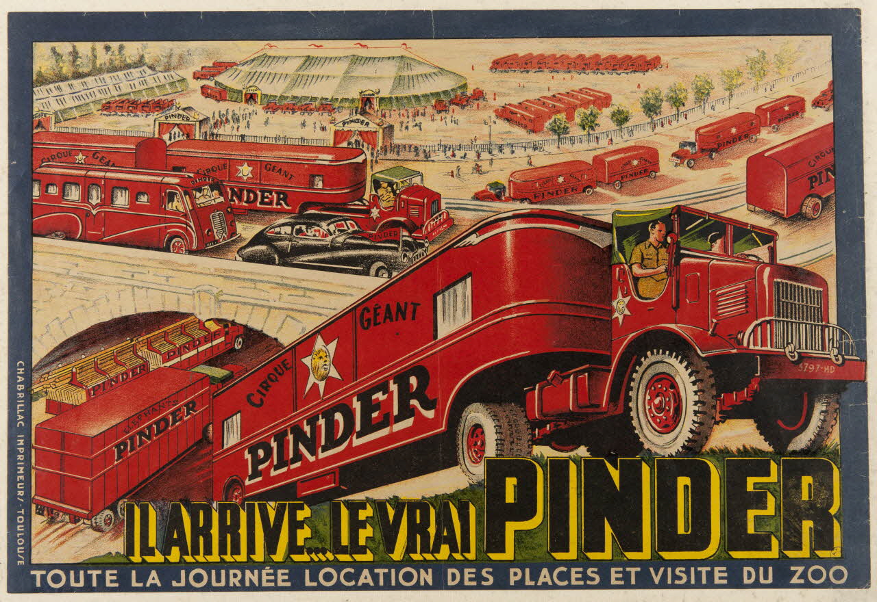 affiche IL ARRIVE...LE VRAI PINDER 1955.46.134 Photo