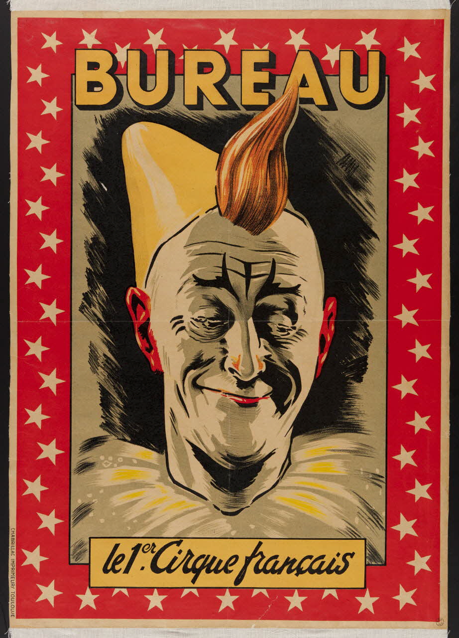 affiche BUREAU  Le 1er Cirque français 1955.46.147 Photo