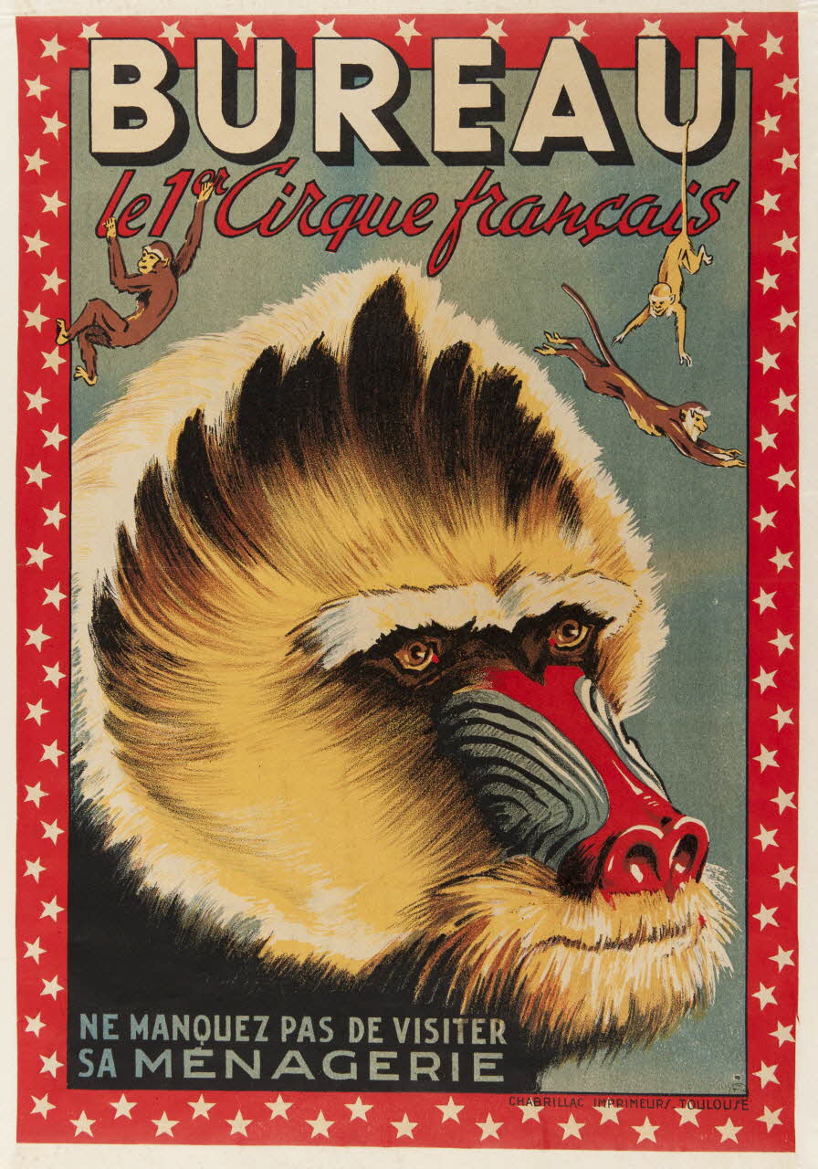 affiche BUREAU  Le 1er Cirque français 1955.46.156 Photo
