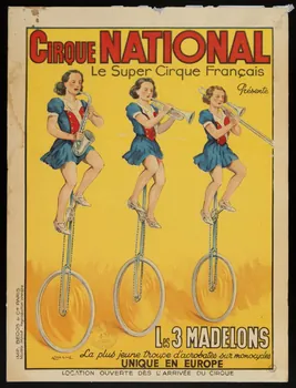 affiche CIRQUE NATIONAL 1955.46.161 Photo Mucem
