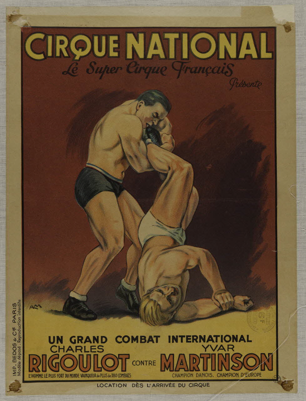 affiche CIRQUE NATIONAL 1955.46.167 Photo
