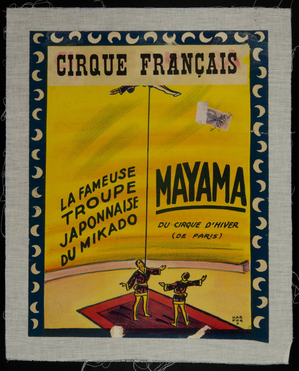 affiche MAYAMA  DU CIRQUE D' HIVER 1955.46.176 Photo
