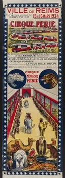Jombert affiche VILLE DE REIMS  15 & 16 MARS 1924  CIRQUE PERIE 1924 1955.46.189 Photo