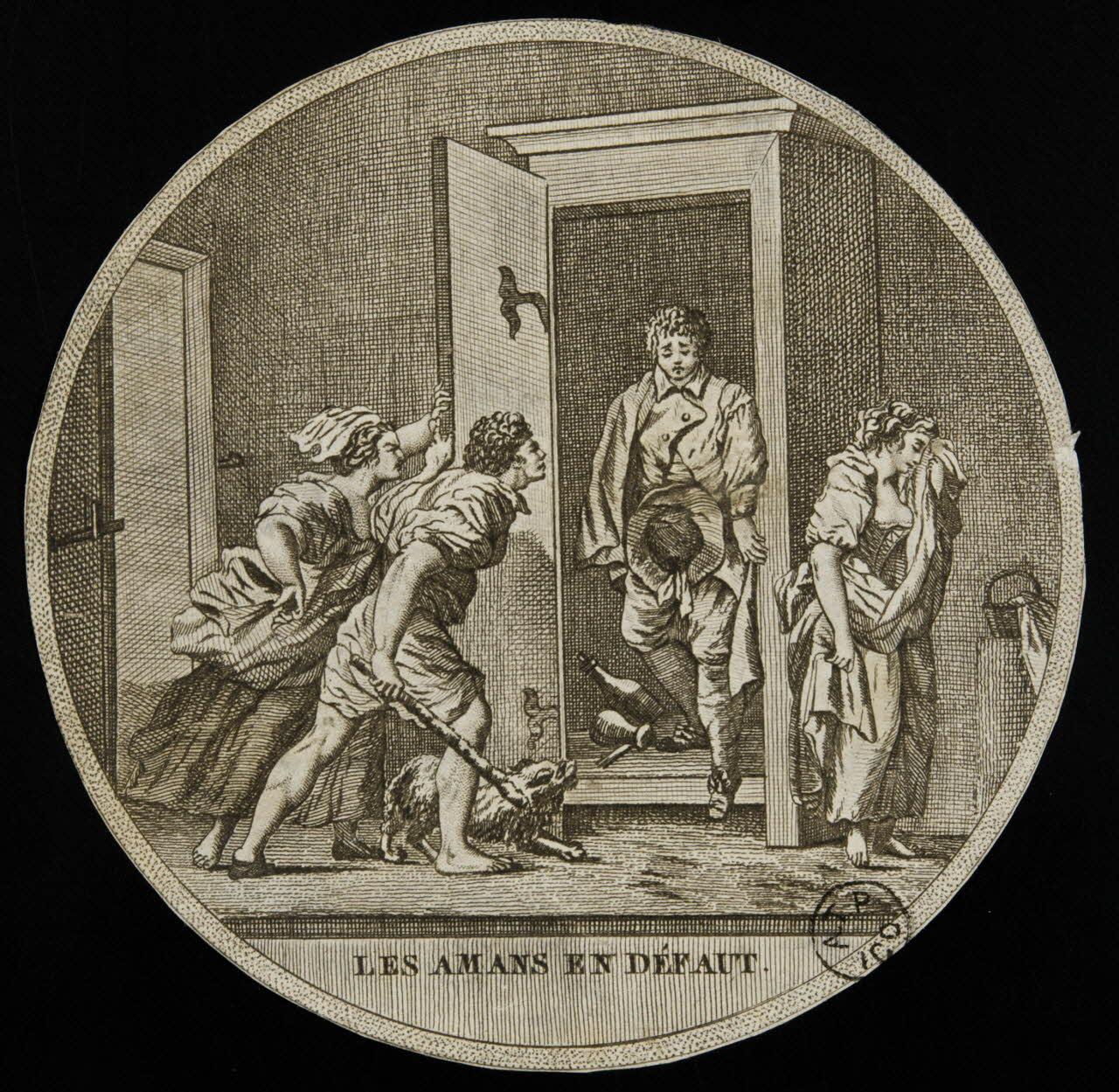 estampe LES AMANS EN DEFAUT. 1955.57.104 Photo