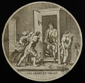 estampe LES AMANS EN DEFAUT. 1955.57.104 Photo