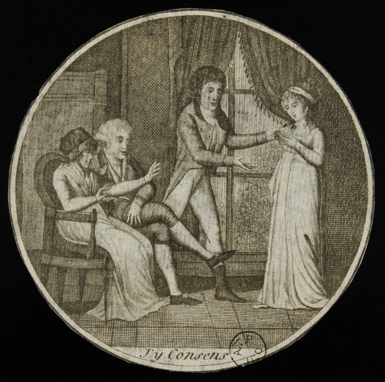 estampe J'y Consens 1955.57.106 Photo