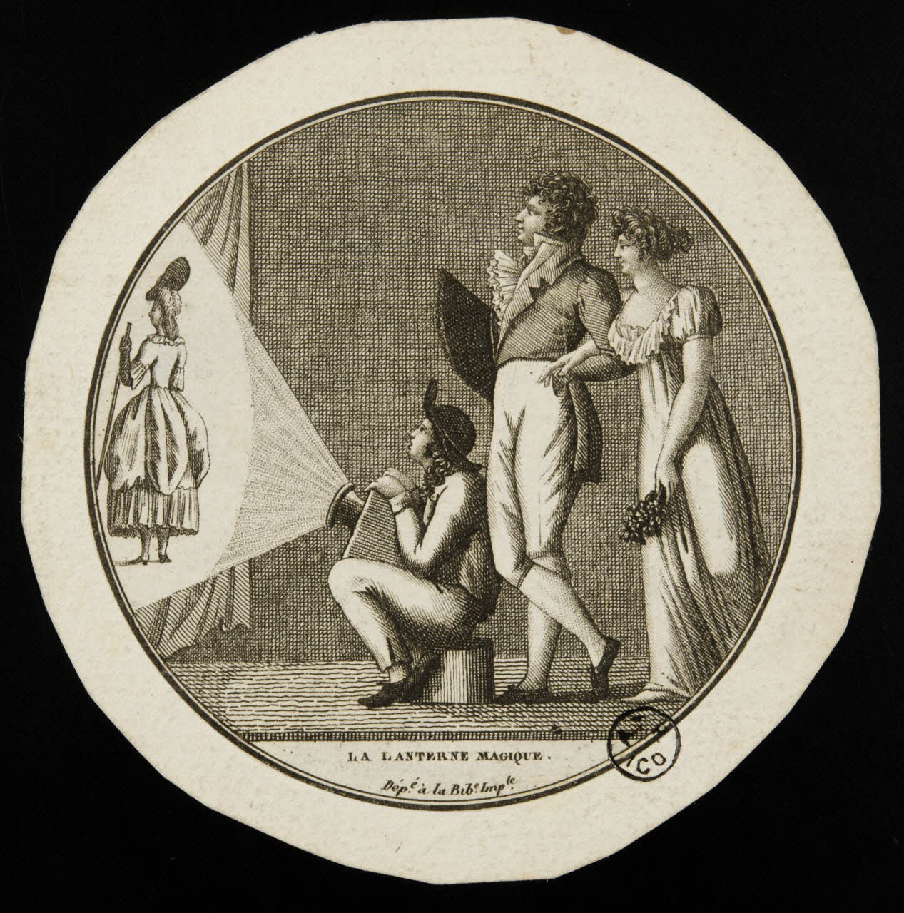 estampe LA LANTERNE MAGIQUE. 1955.57.116 Photo