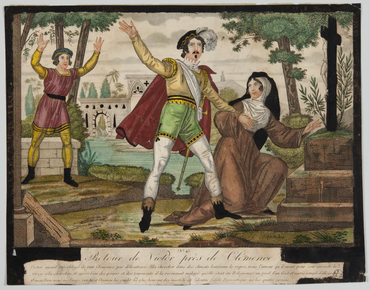 estampe Retour de Victor près de Clémence. 1955.57.128 Photo