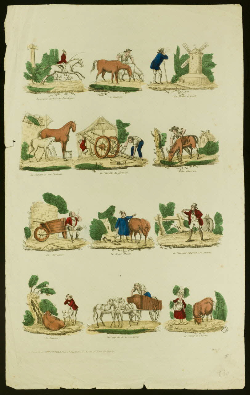 estampe Diverses scènes 1955.57.134 Photo