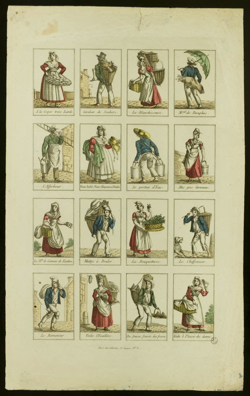 estampe Diverses figures 1955.57.136 Photo