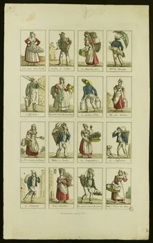 estampe Diverses figures 1955.57.136 Photo
