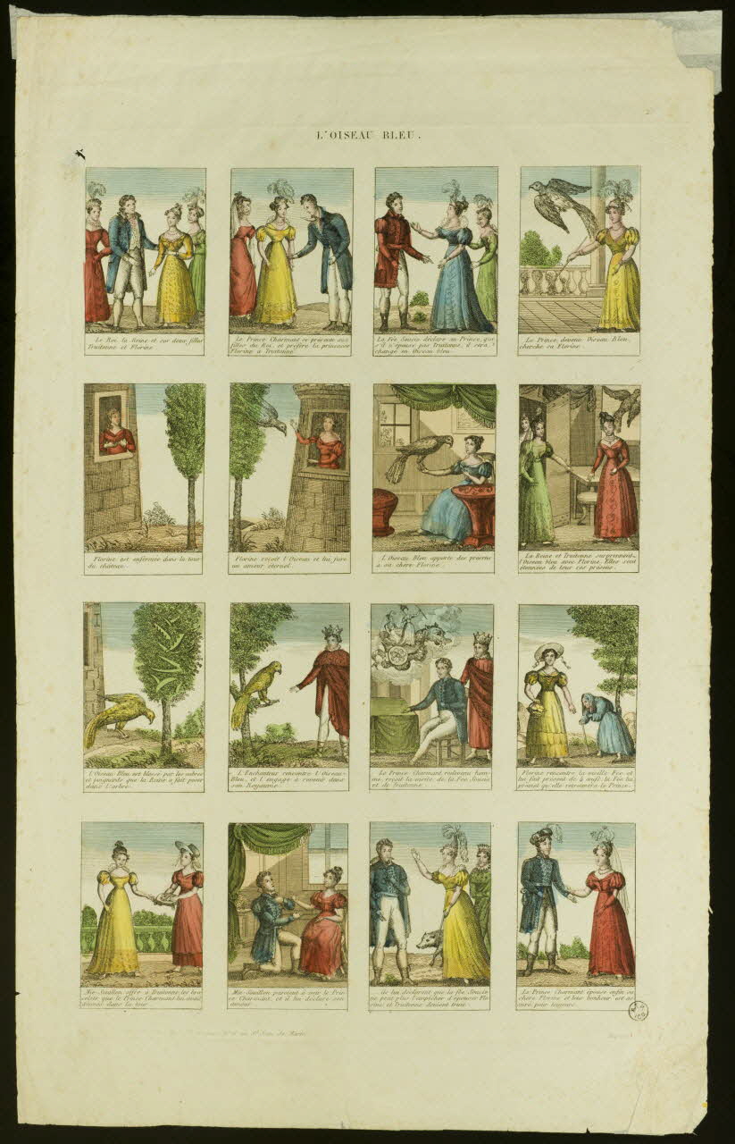 estampe L'OISEAU BLEU. 1955.57.137 Photo