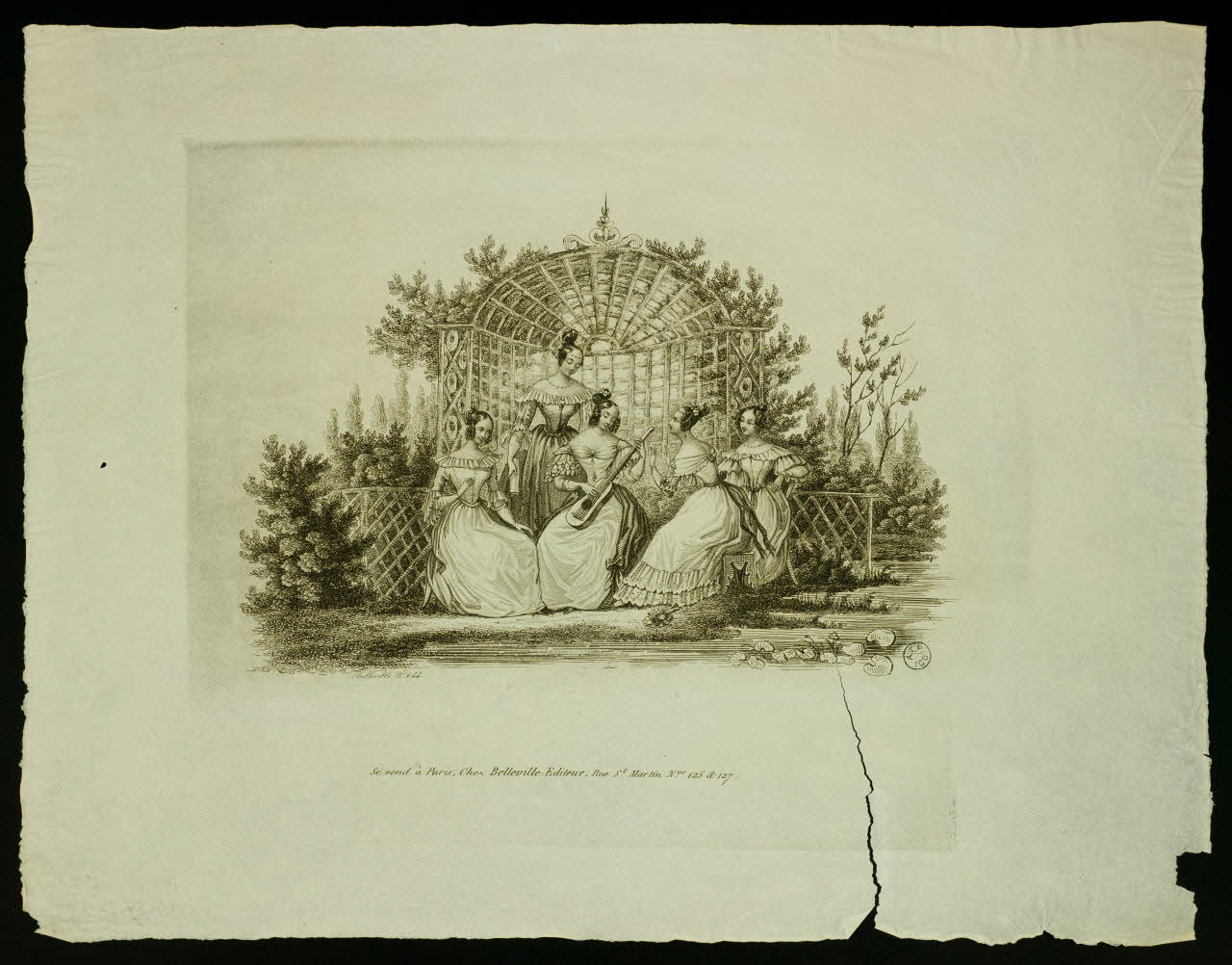 estampe Demoiselles et musique 1955.57.147 Photo