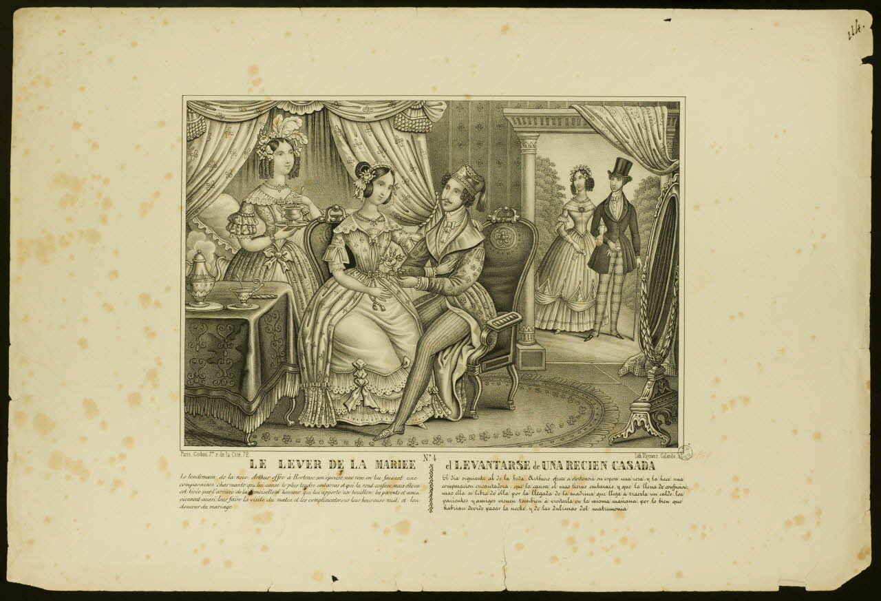 estampe LE LEVER DE LA MARIEE 1955.57.187 Photo