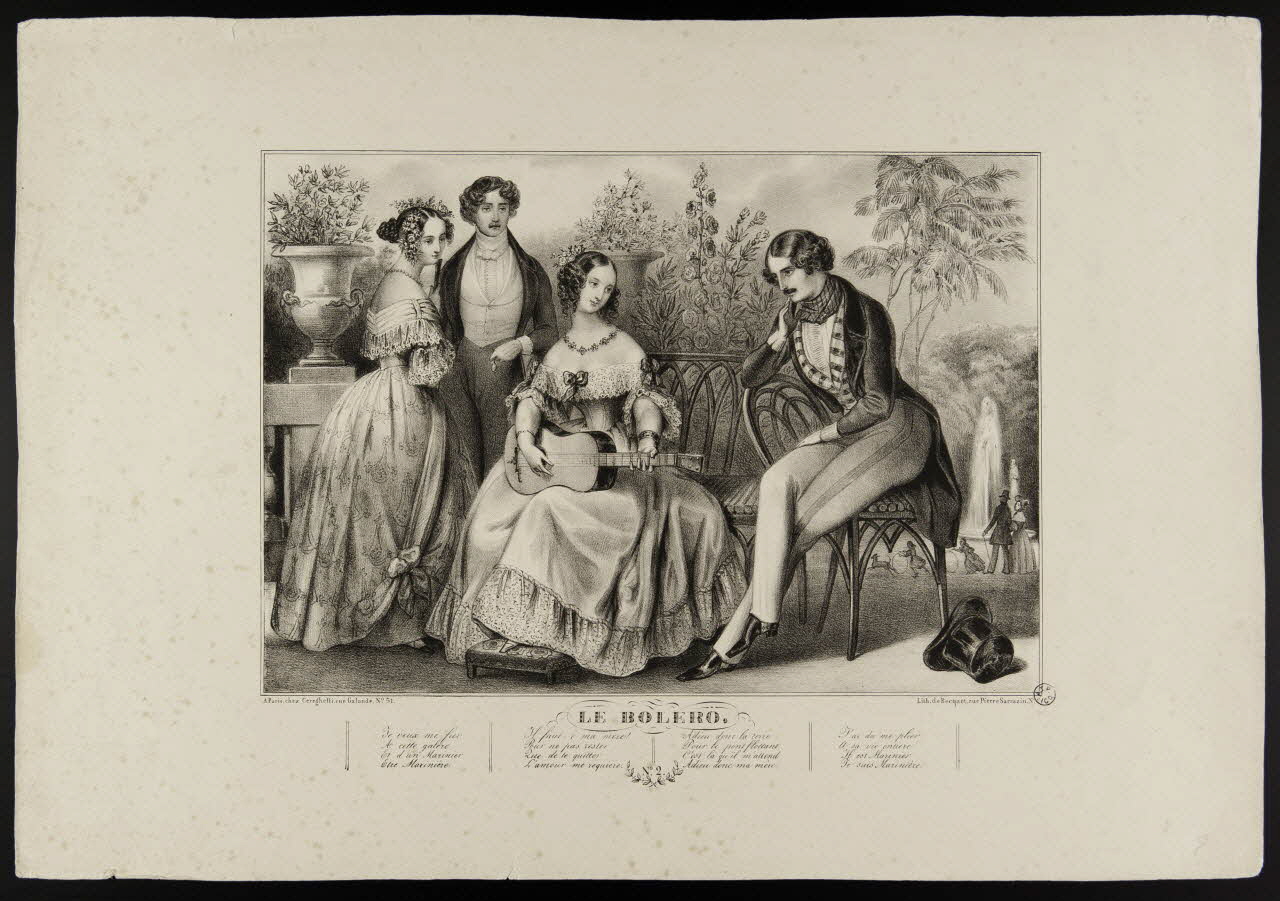 estampe LE BOLERO. 1955.57.190 Photo