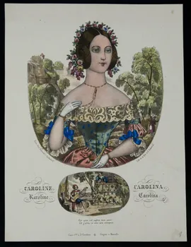 estampe CAROLINE. 1955.57.213 Photo