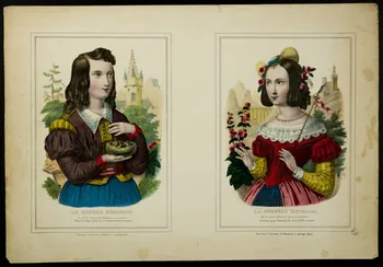 Dembour et Gangel estampe LE BERGER NEMORIN. Metz 1840-1852 1955.57.219 Photo