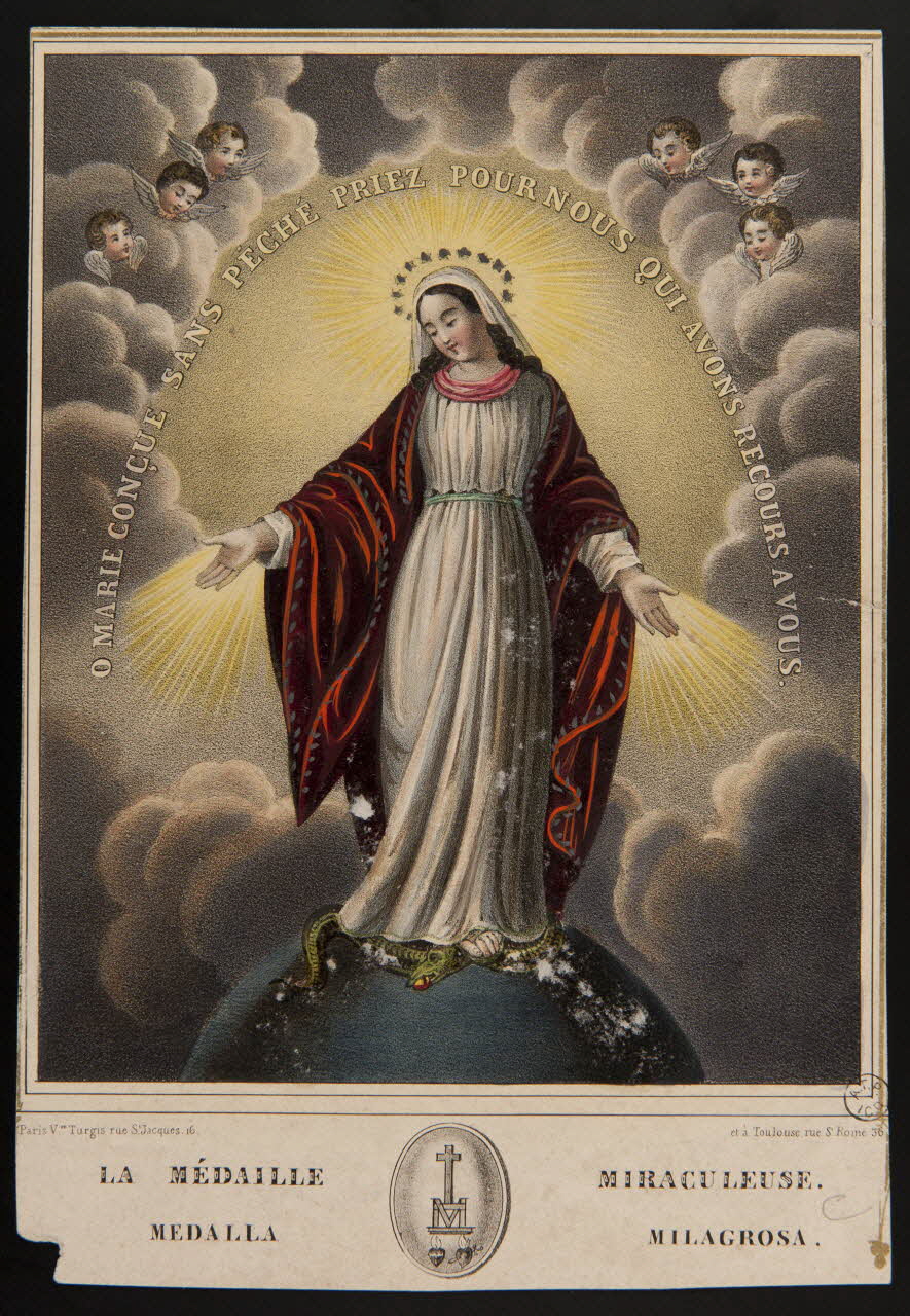 estampe LA MEDAILLE MIRACULEUSE 1955.57.220 Photo