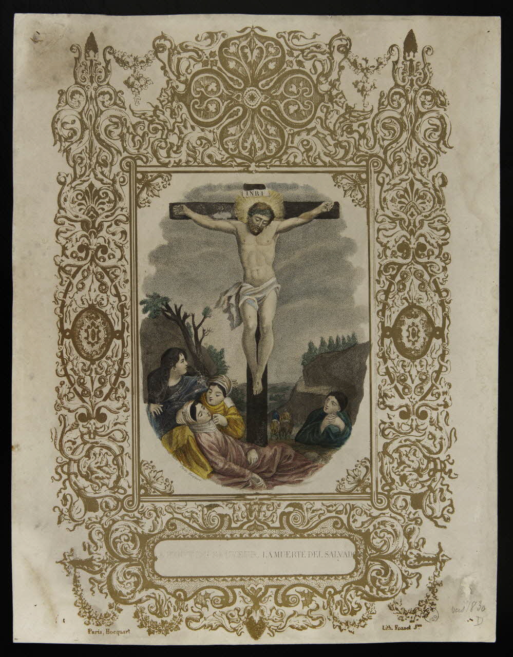 estampe LA MORT DU SAUVEUR. 1955.57.238 Photo