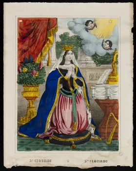 Chéreau estampe STE CLOTILDE. STA CLOTILDE. Paris 1810-1820 1955.57.242  Photo