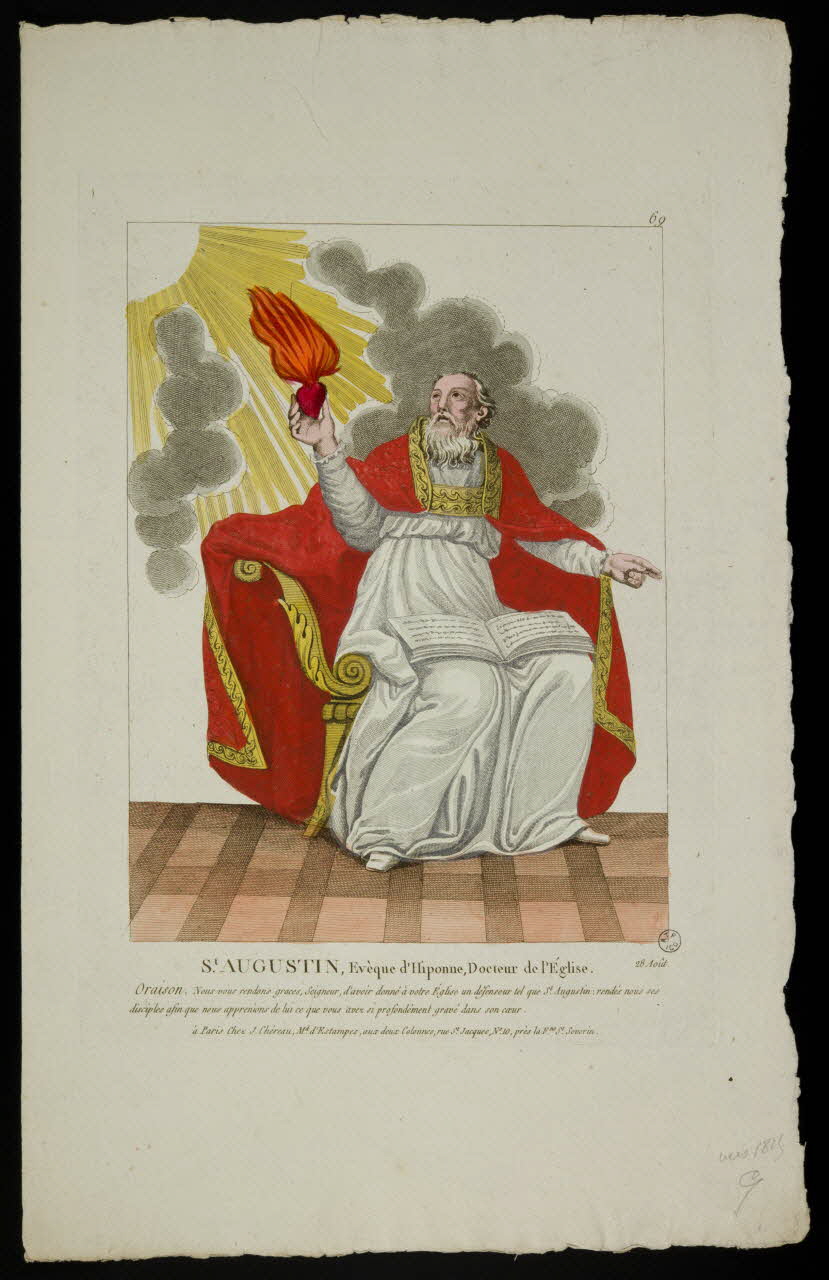 estampe St. AUGUSTIN 1955.57.246 Photo