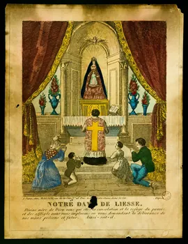 estampe NOTRE DAME DE LIESSE. 1955.57.254 Photo