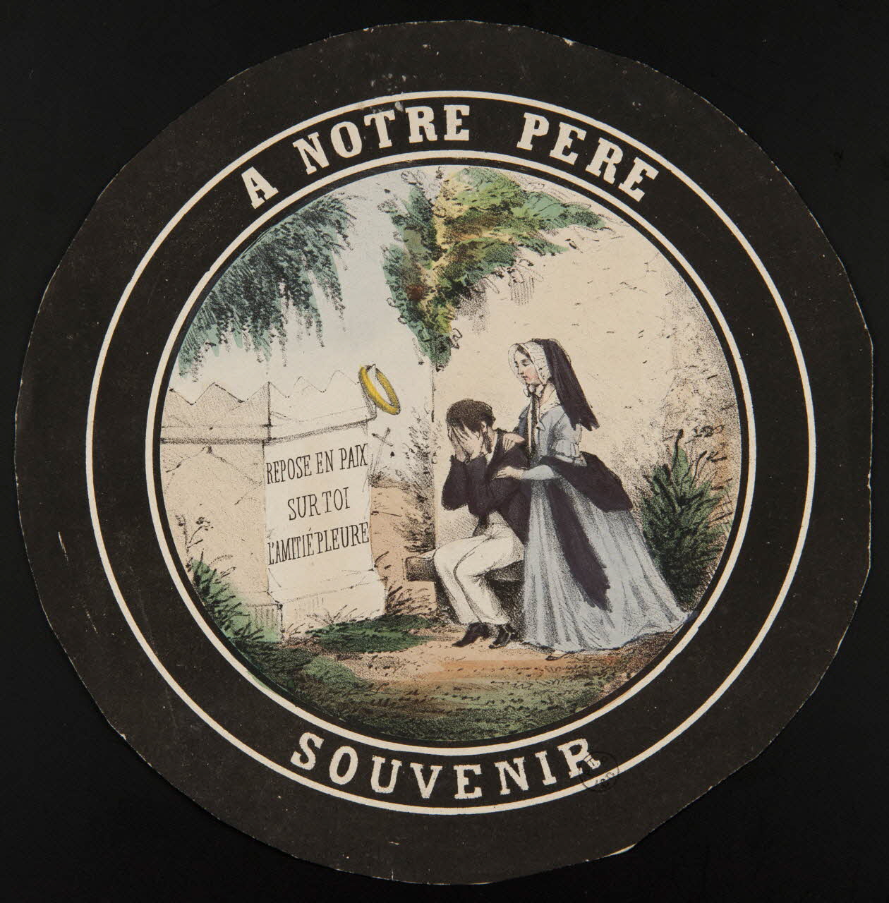 estampe A NOTRE PERE  SOUVENIR 1955.57.256 Photo