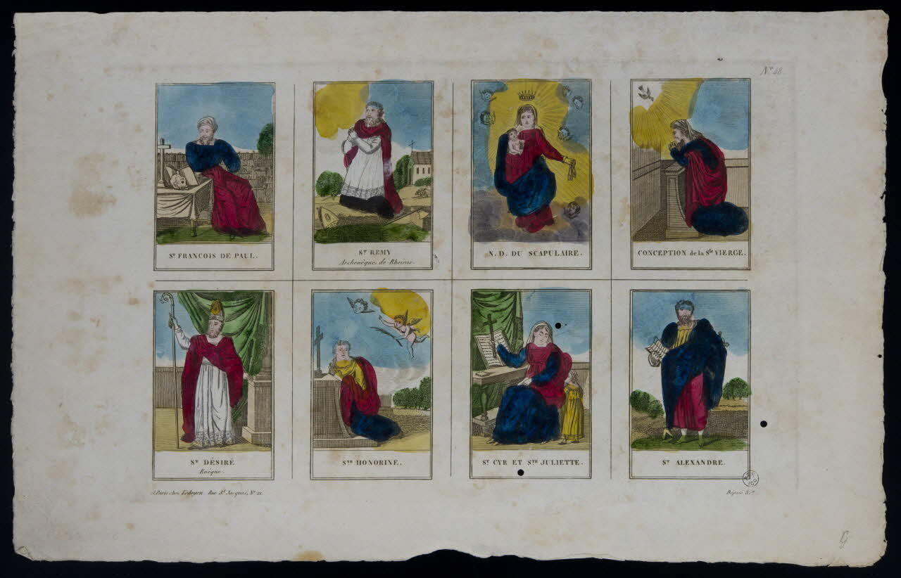 estampe Galerie de Saints 1955.57.260  Photo
