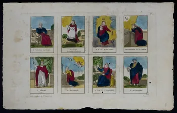 estampe Galerie de Saints 1955.57.260 Photo