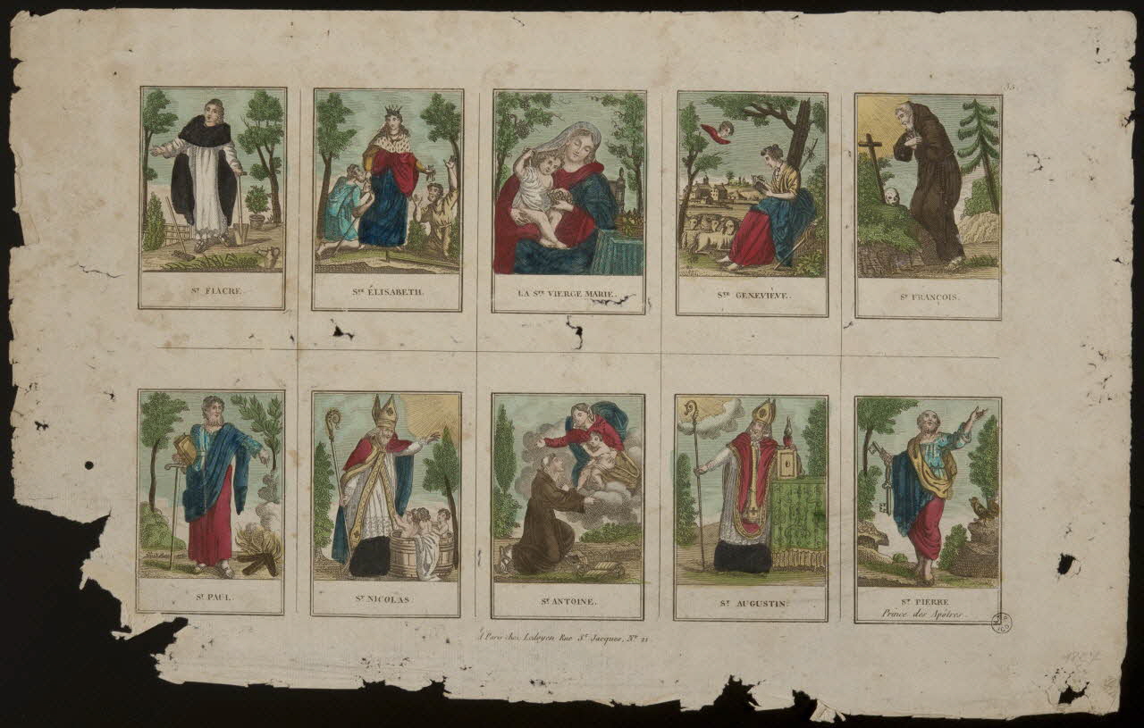 estampe Galerie de Saints 1955.57.261 Photo