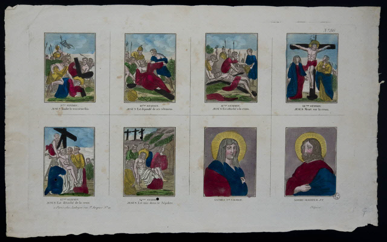 estampe Scènes bibliques 1955.57.263 Photo