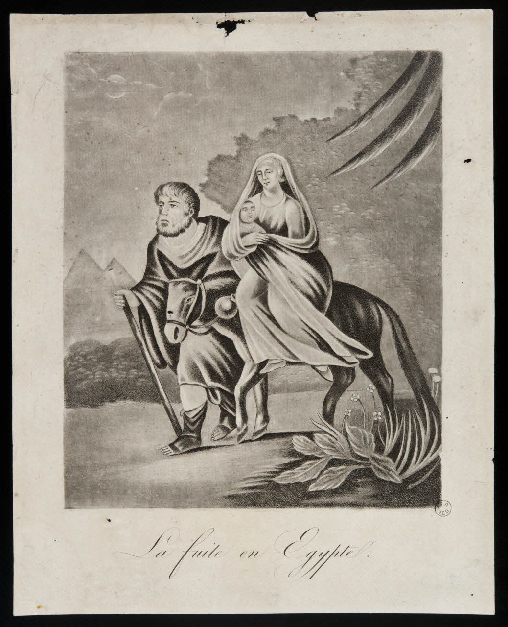 estampe La fuite en Egypte. 1955.57.270 Photo