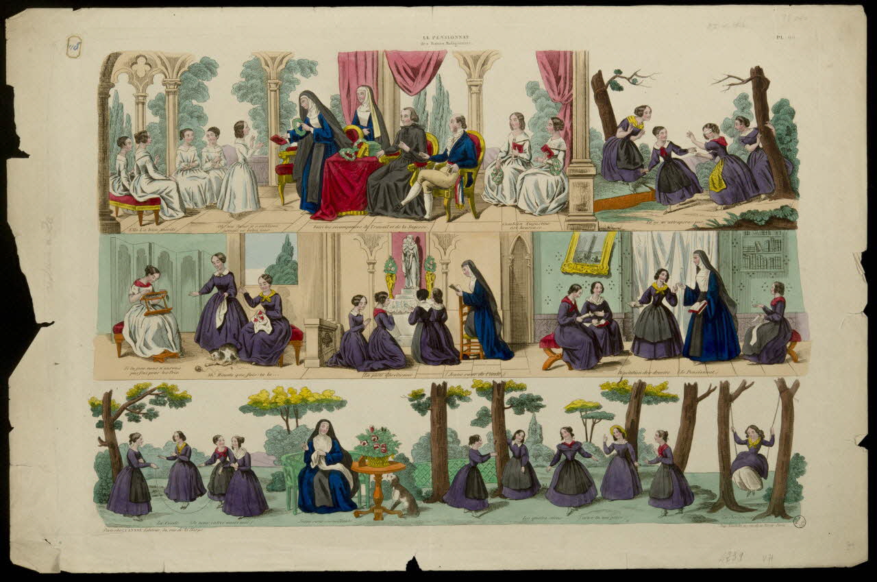 estampe LE PENSIONNAT 1955.57.276 Photo