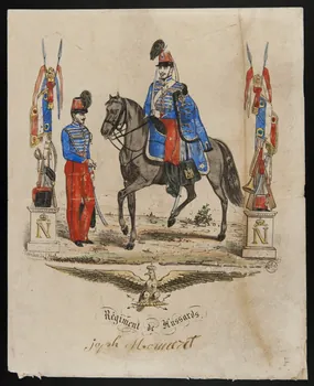 estampe Régiment de Hussards 1955.57.317 Photo